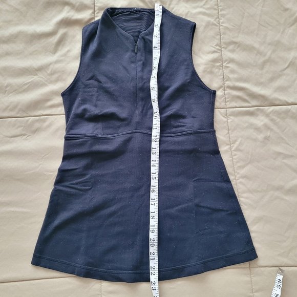 Lululemon HALF-ZIP MESH TANK TOP - Picture 7 of 7